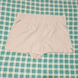 Old Navy Cream Athletic Shorts for Active Comfort